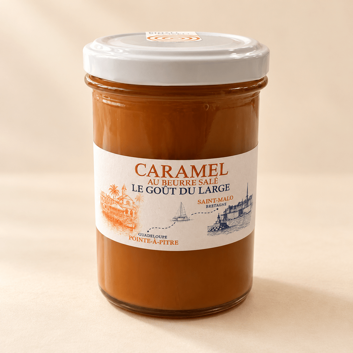 Caramel au beurre salé – Le Goût du Large – 220 g - Bretagne Biscuits