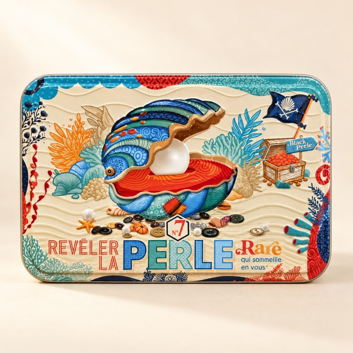Boîte à sucre La Perle Rare - Bretagne Biscuits
