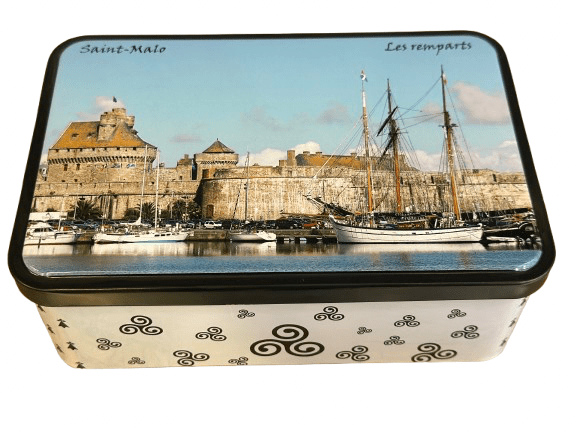 Boite à sucre les remparts - Bretagne Biscuits