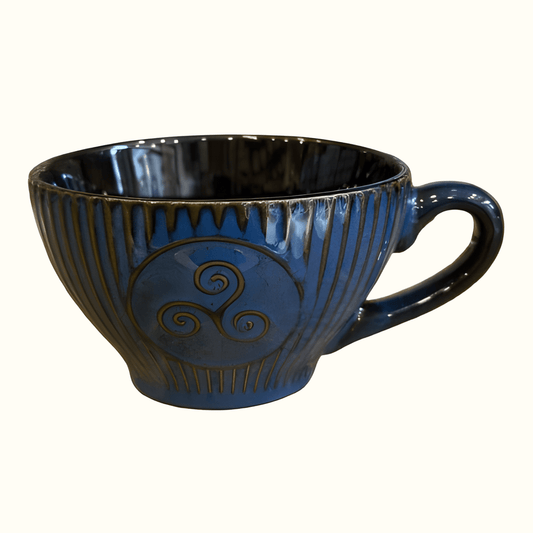 Bolée à anse breizh bleue - Bretagne Biscuits