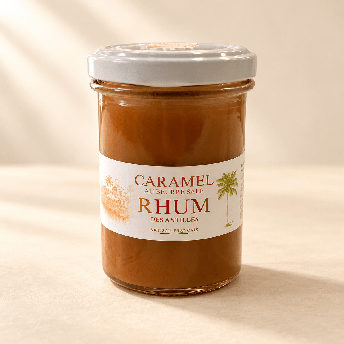 Caramel au beurre salé au rhum des Antilles - 220G - Bretagne Biscuits