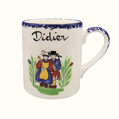 Mug couple breton avec prénom