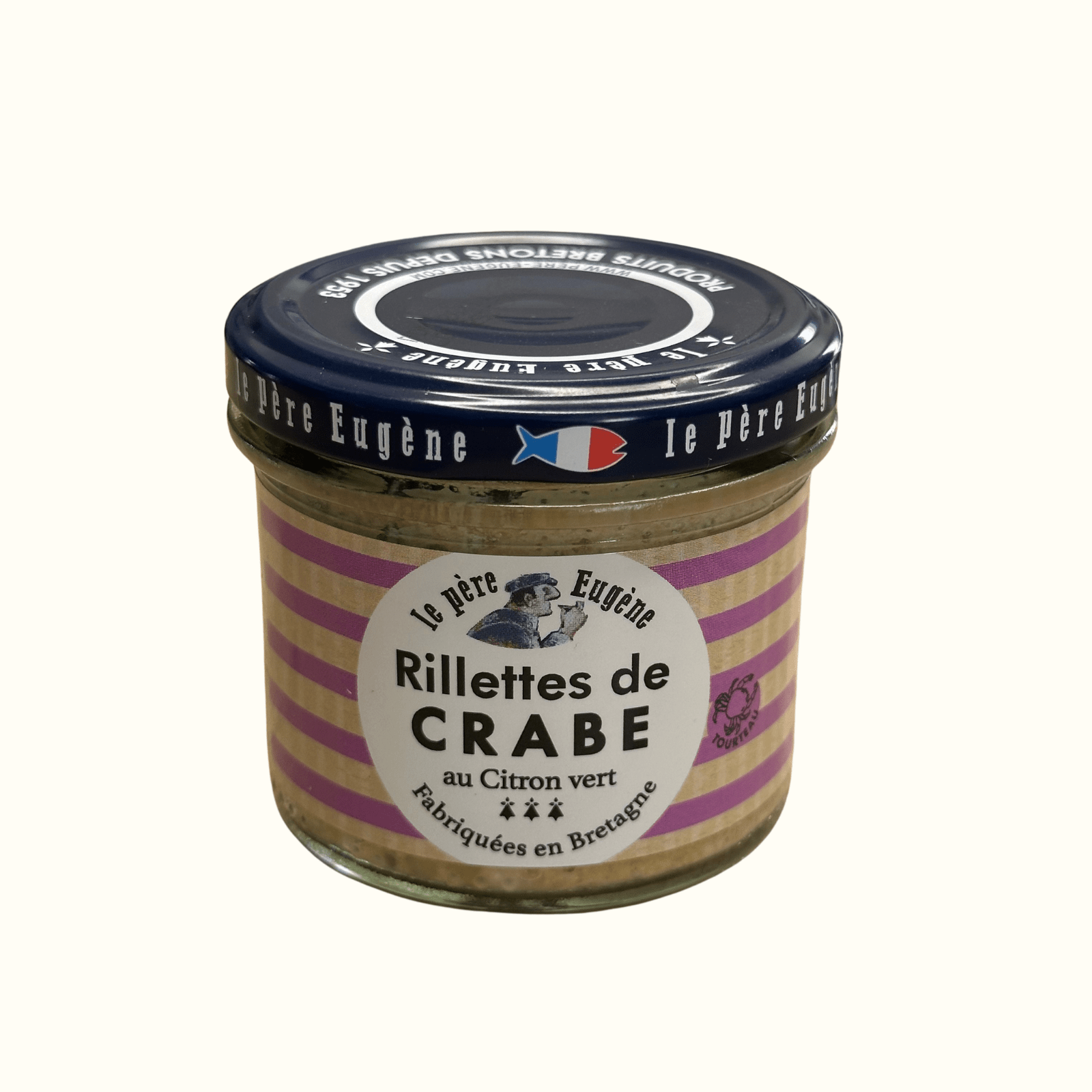 Rillette de crabe au citron vert 90 g - Bretagne Biscuits