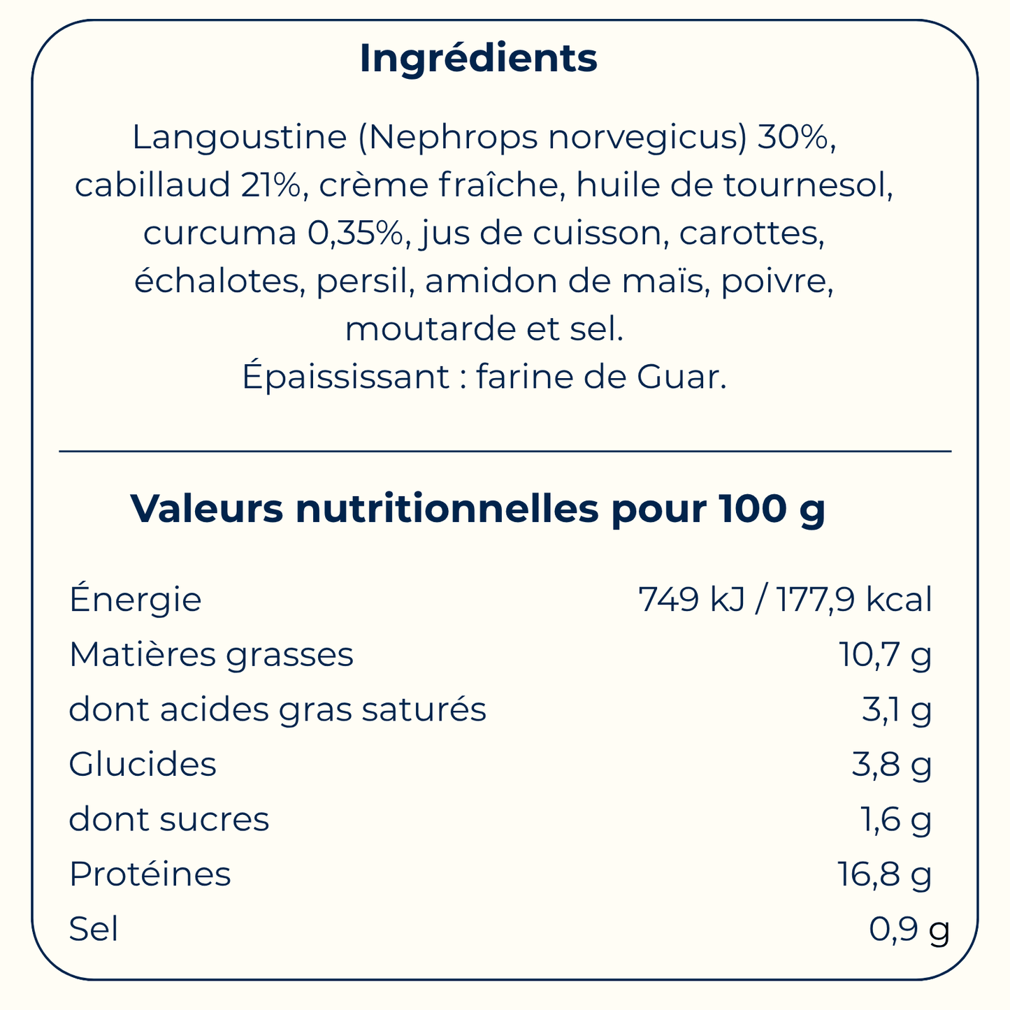 Rillettes de Langoustine 85 g - Bretagne Biscuits