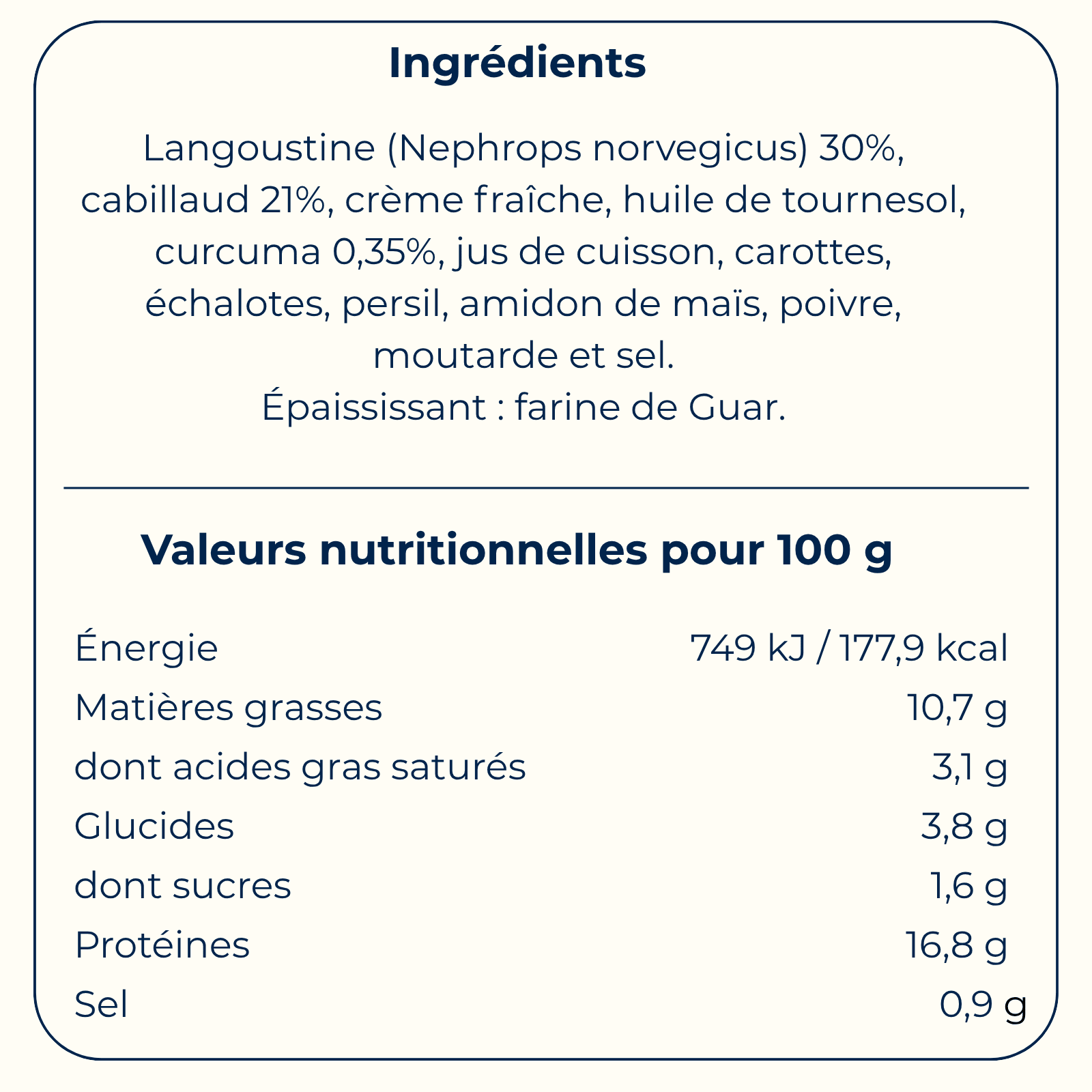 Rillettes de Langoustine 85 g - Bretagne Biscuits