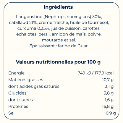 Rillettes de Langoustine 85 g - Bretagne Biscuits