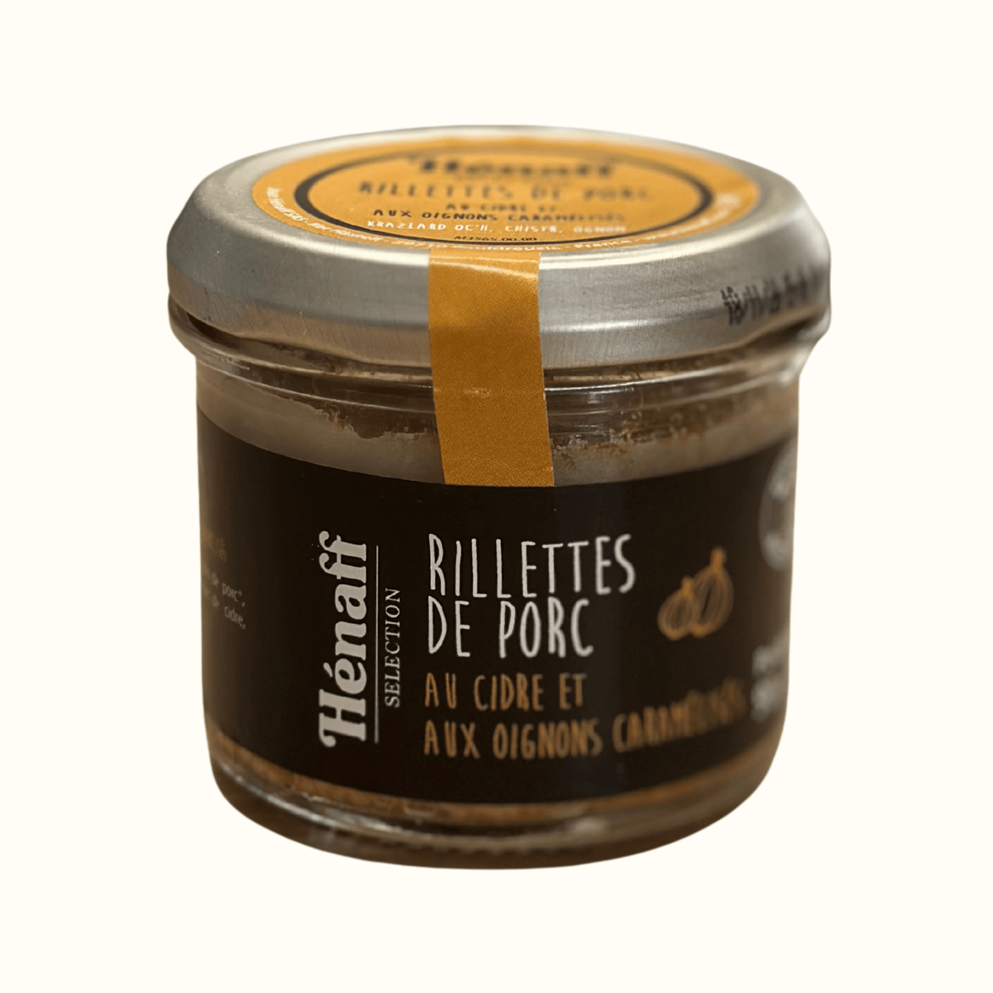 Rillettes de porc au cidre et oignons caramélisés 90 g - Bretagne Biscuits