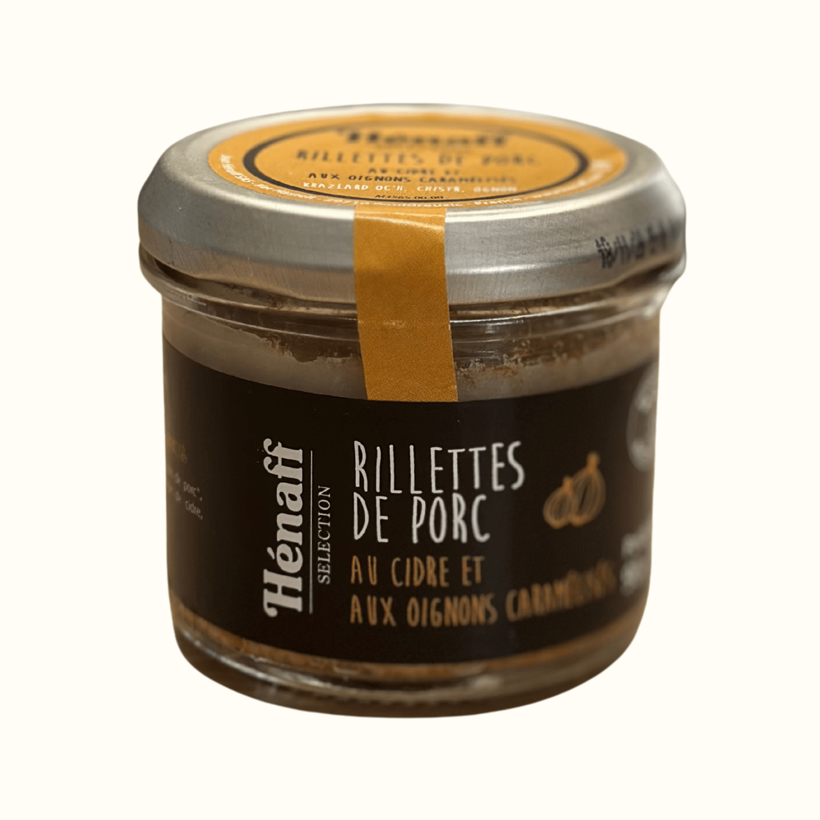 Rillettes de porc au cidre et oignons caramélisés 90 g - Bretagne Biscuits