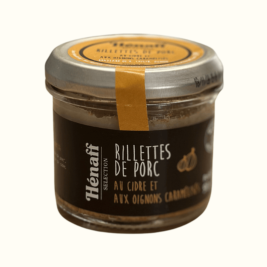 Rillettes de porc au cidre et oignons caramélisés 90 g - Bretagne Biscuits