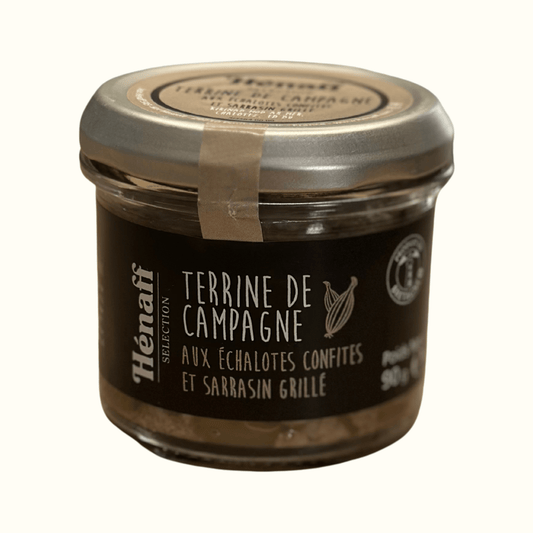 Terrine de campagne aux échalotes confites et sarrasin grillé 90 g - Bretagne Biscuits